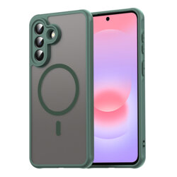 Husa Samsung Galaxy A37 5G Techsuit HaloFrost II MagSafe, verde