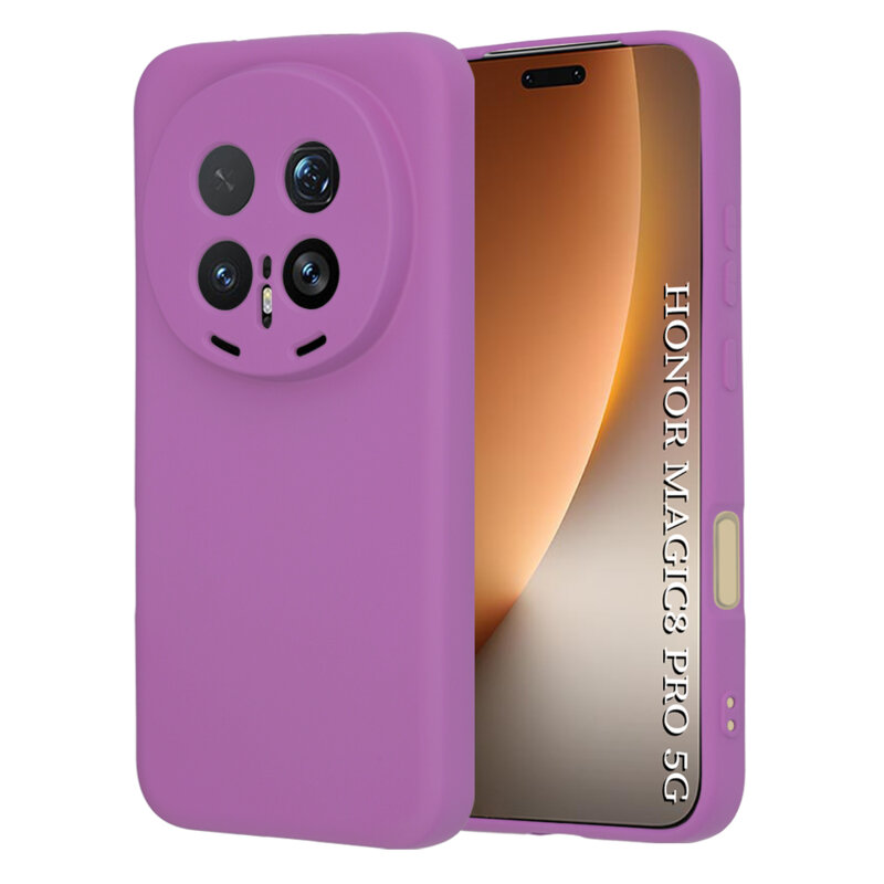 Husa silicon Honor Magic8 Pro Techsuit SoftFlex, mov