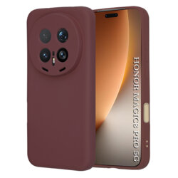 Husa silicon Honor Magic8 Pro Techsuit SoftFlex, bordo