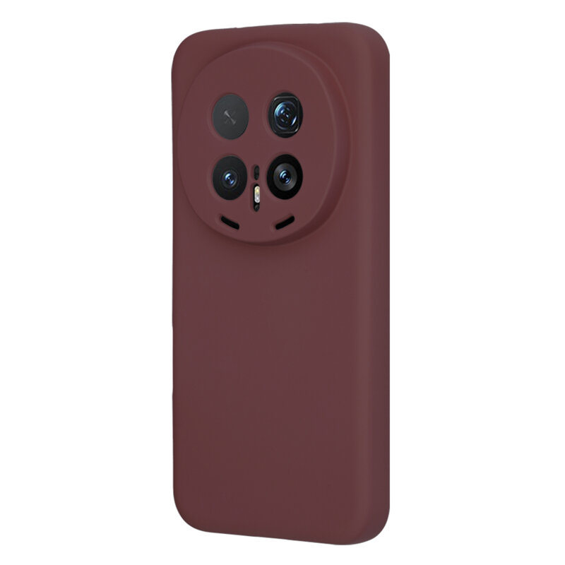 Husa silicon Honor Magic8 Pro Techsuit SoftFlex, bordo
