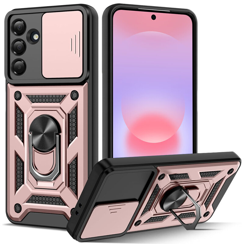 Husa Samsung Galaxy A37 5G protectie camera Techsuit CamShield Series, roz