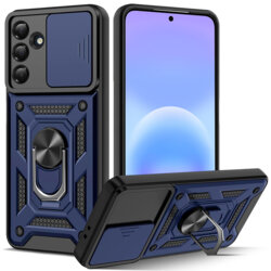 Husa Samsung Galaxy A57 5G protectie camera Techsuit CamShield Series, albastru