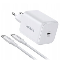 Incarcator USB-C, GaN, Fast Charge Ugreen, 45W, alb, 65055