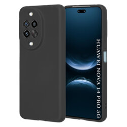 Husa silicon Huawei nova 14 Pro Techsuit SoftFlex, negru