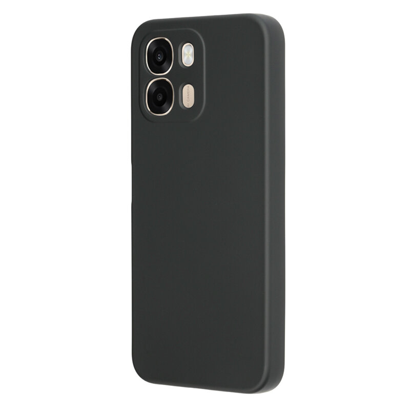 Husa silicon Oppo A6 4G Techsuit SoftFlex, negru