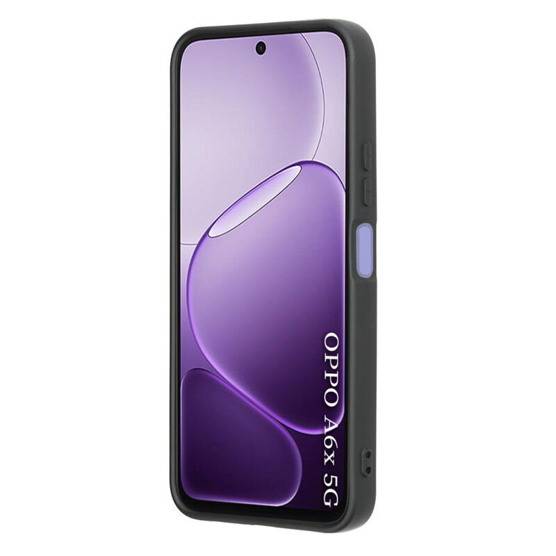 Husa silicon Oppo A6x 5G Techsuit SoftFlex, negru