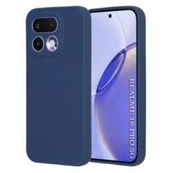 Husa silicon Realme 16 Pro Techsuit SoftFlex, bleumarin