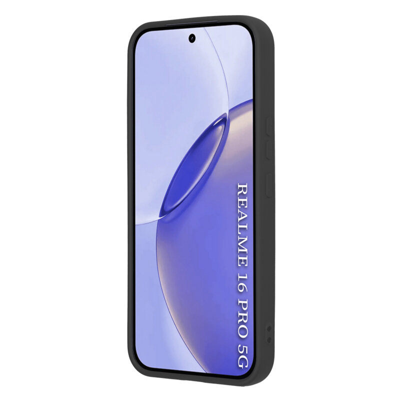 Husa silicon Realme 16 Pro Techsuit SoftFlex, negru