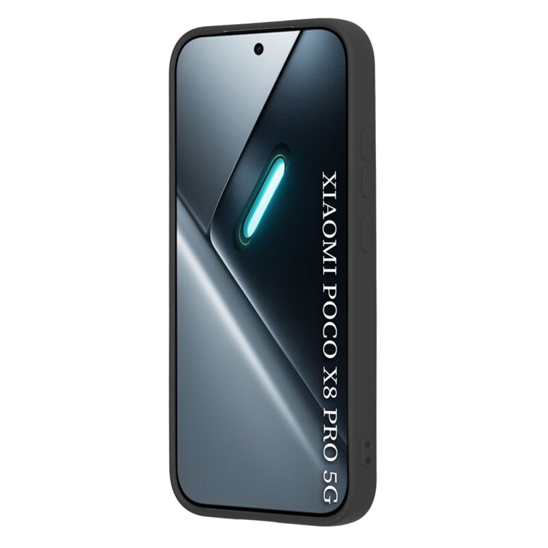 Husa silicon Xiaomi Poco X8 Pro Techsuit SoftFlex, negru
