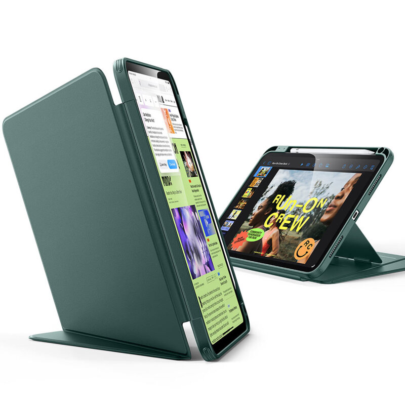 Husa iPad 10 (2022) 10.9 ESR Flip Hybrid Pen, verde