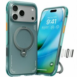 Husa iPhone 17 Pro Torras Ostand Spin Air Series, verde