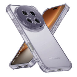 Husa Honor Magic8 Pro Techsuit Shockproof Clear Silicone, fumuriu
