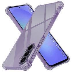 Husa Samsung Galaxy A36 5G Techsuit Shockproof Clear Silicone, fumuriu