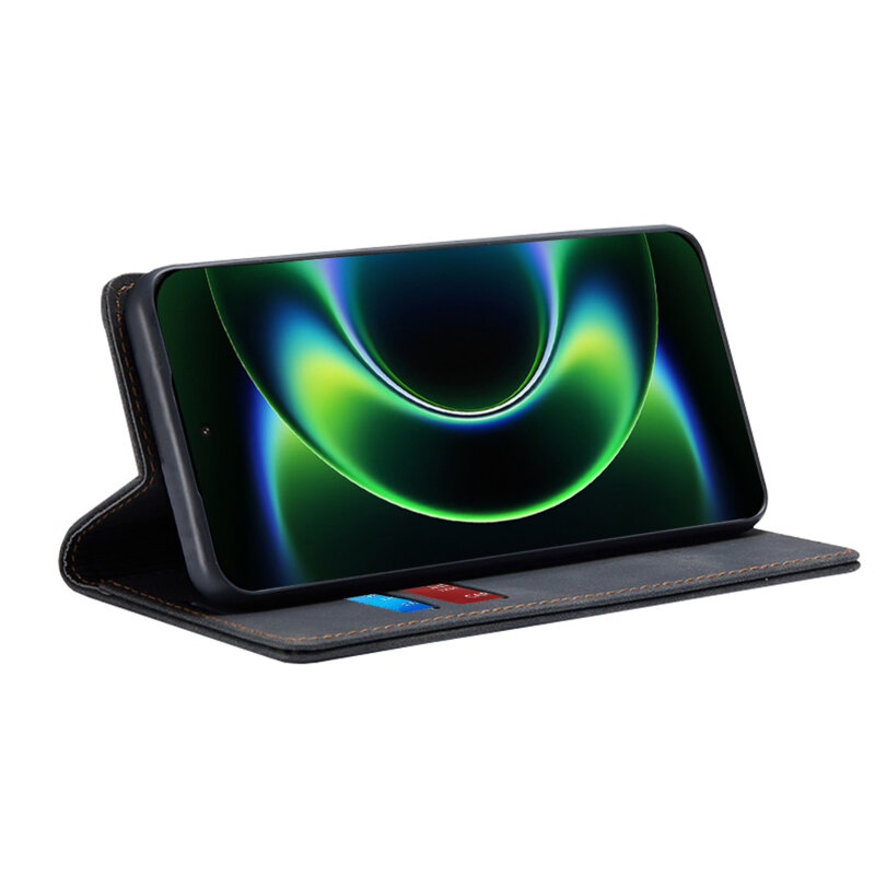 Husa piele Xiaomi 17 Ultra Techsuit Confy Cover, negru