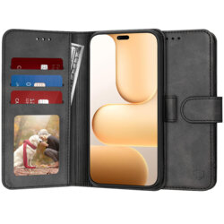 Husa 360 Honor 600 Lite Techsuit Diary Book, negru