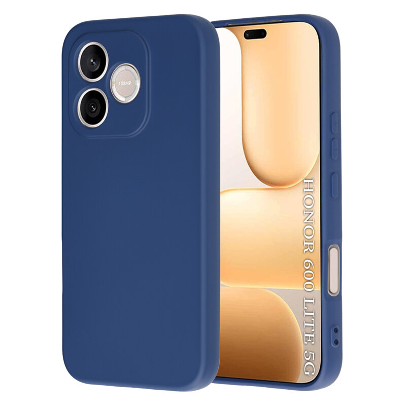 Husa silicon Honor 600 Lite Techsuit SoftFlex, bleumarin