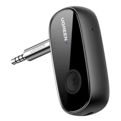 Transmitator audio Jack Bluetooth 5.1 cu microfon Ugreen, negru, 70304