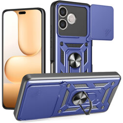 Husa Honor 600 Lite protectie camera Techsuit CamShield Series, albastru