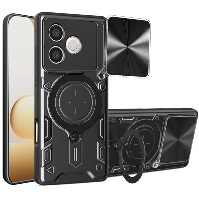 Husa Honor 600 Lite Techsuit CamGuard Pro, negru