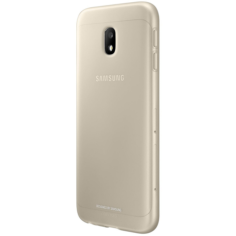 Husa Originala Samsung Galaxy J3 2017 J330, Galaxy J3 Pro 2017 Jelly Cover - Gold