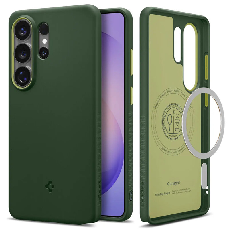 Husa Samsung Galaxy S26 Ultra Spigen Caseology Nano Pop MagSafe, verde