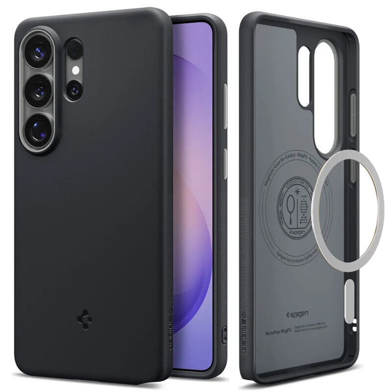 Husa Samsung Galaxy S26 Ultra Spigen Caseology Nano Pop MagSafe, negru