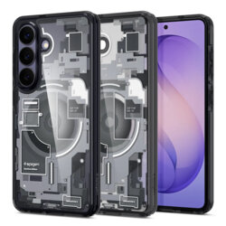 Husa Samsung Galaxy S26 Plus Spigen Ultra Hybrid MagSafe, negru/transparenta