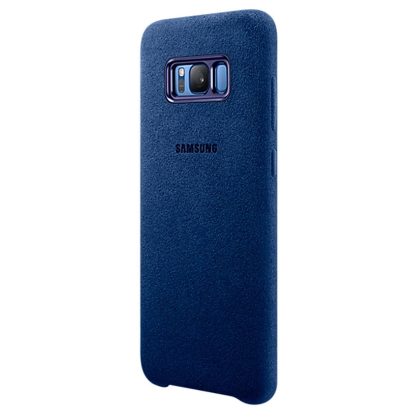Flock breathe Encommium Husa Originala Samsung Galaxy S8+, Galaxy S8 Plus Alcantara Cover - Blue -  CatMobile