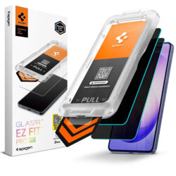 [Pachet 2x] Folie Samsung Galaxy S26 Spigen Glas.tR EZ Fit Pro HD, privacy