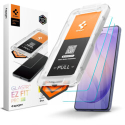 [Pachet 2x] Folie Samsung Galaxy S26 Ultra Spigen Glas.tR EZ Fit Pro HD, transparenta