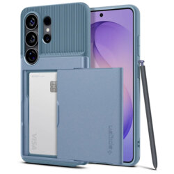 Husa Samsung Galaxy S26 Ultra Spigen Slim Armor CS, albastru
