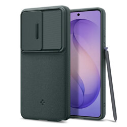 Husa Samsung Galaxy S26 Ultra Spigen Optik Armor, verde