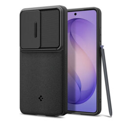Husa Samsung Galaxy S26 Ultra Spigen Optik Armor, negru