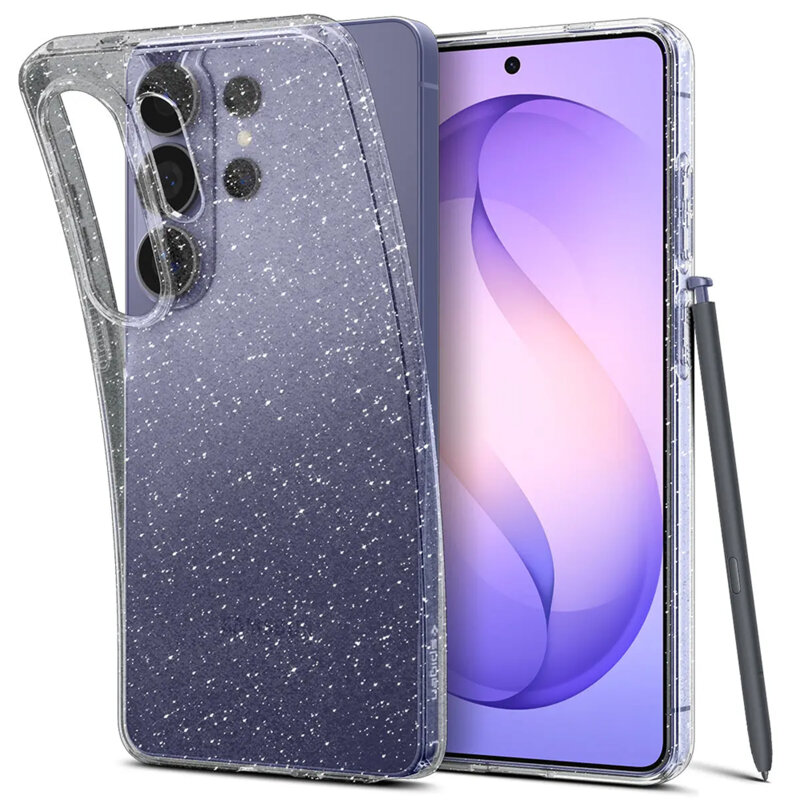 Husa Samsung Galaxy S26 Ultra Spigen Liquid Crystal Glitter, transparenta