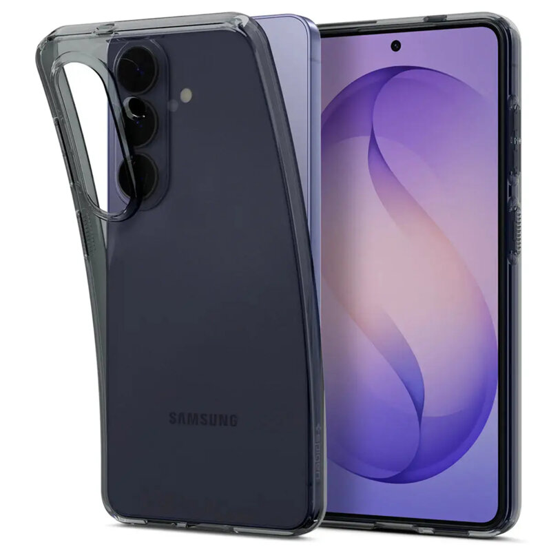 Husa Samsung Galaxy S26 Plus Spigen Liquid Crystal, cenusiu