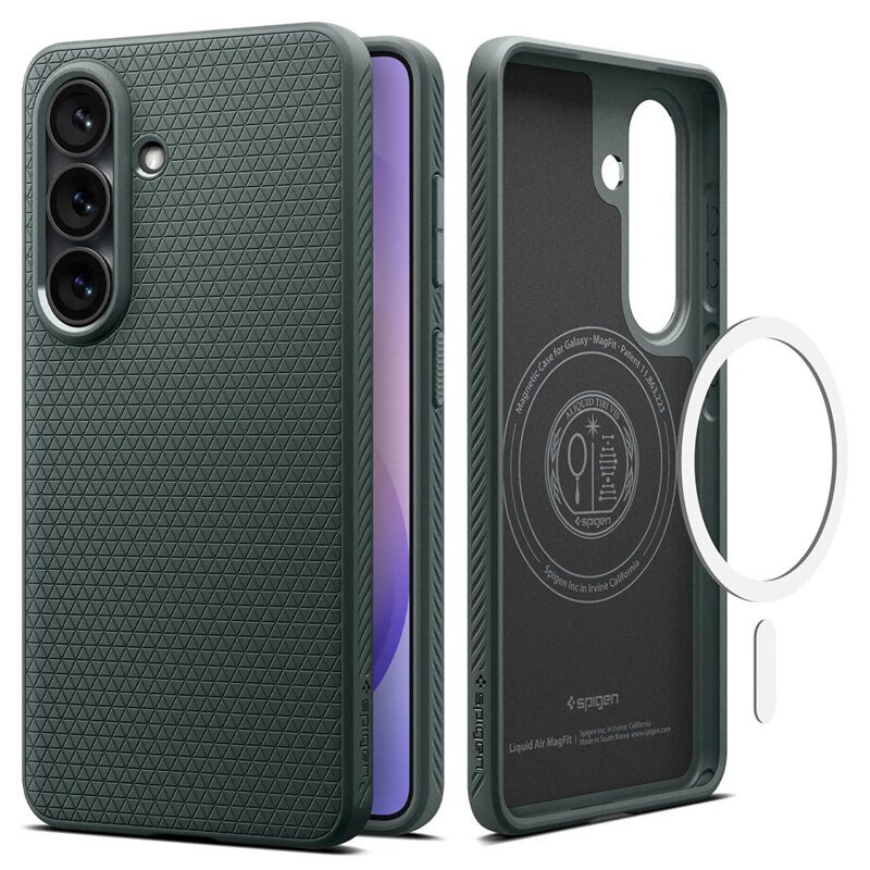 Husa Samsung Galaxy S26 Plus Spigen Liquid Air MagSafe, verde