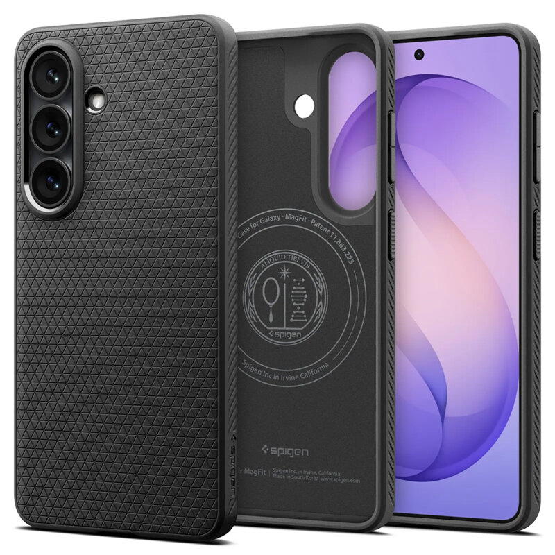Husa Samsung Galaxy S26 Plus Spigen Liquid Air MagSafe, negru