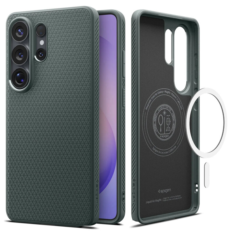 Husa Samsung Galaxy S26 Ultra Spigen Liquid Air MagSafe, verde