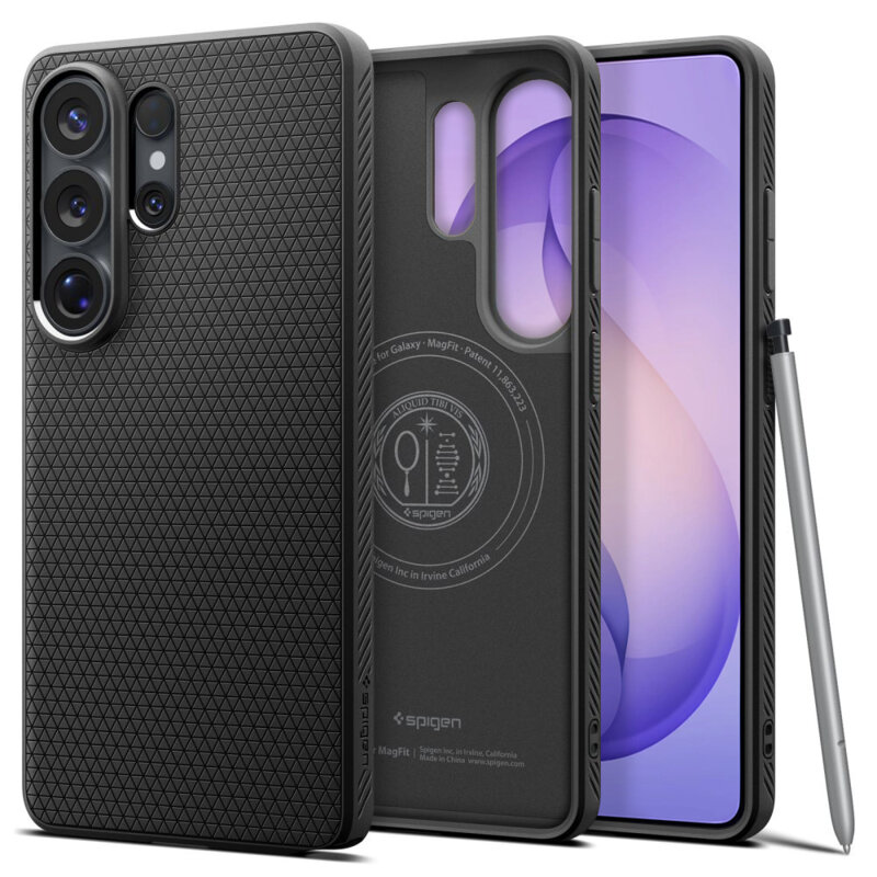 Husa Samsung Galaxy S26 Ultra Spigen Liquid Air MagSafe, negru