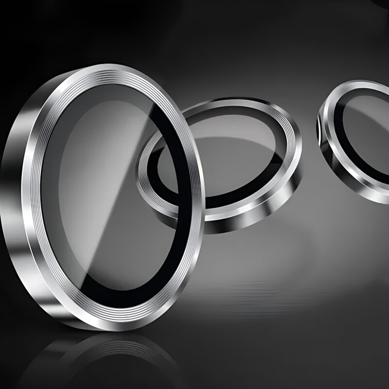 Folie sticla iPhone 14 Camera Protector Lito S+, negru/transparenta