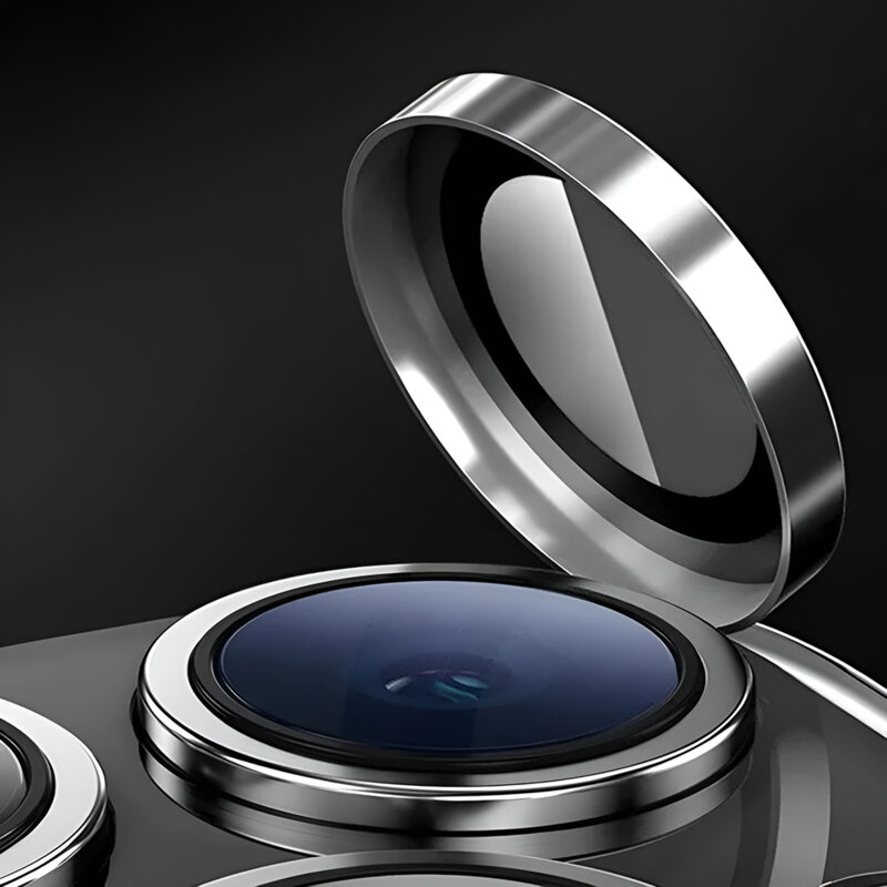 Folie sticla iPhone 14 Camera Protector Lito S+, negru/transparenta