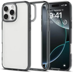 Husa iPhone 16 Pro Max Spigen Ultra Hybrid, gri