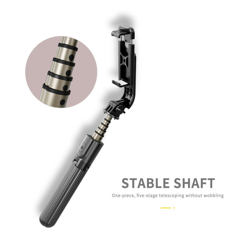 Selfie stick Bluetooth cu telecomanda Techsuit L03, 83cm