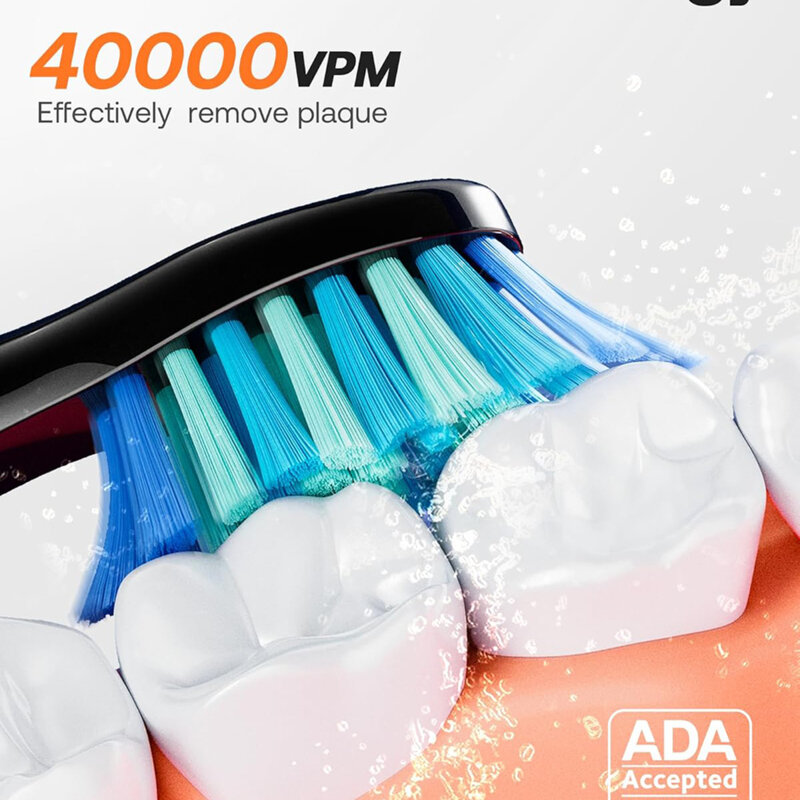 Periuta de dinti electrica sonica cu 8 capete Bitvae D2, alb