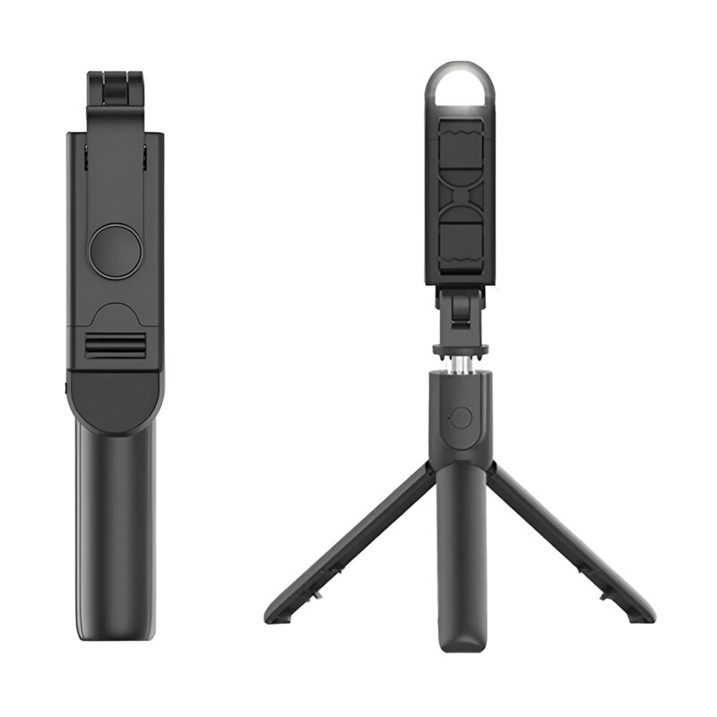 Selfie stick cu telecomanda si LED Techsuit S05-S, 105cm