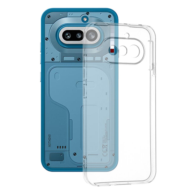 Husa Nothing Phone (4a) Techsuit Clear Silicone, transparenta