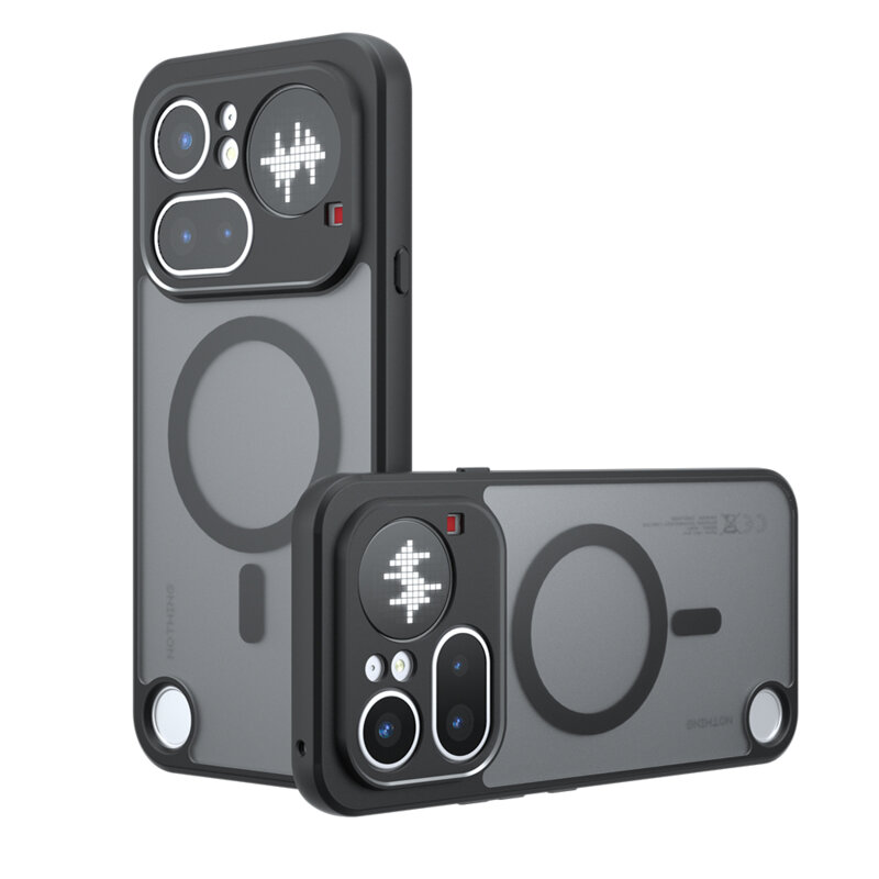 Husa Nothing Phone (4a) Pro Techsuit PureFrost MagSafe, negru frost