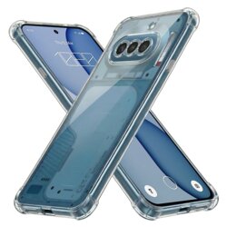 Husa Nothing Phone (4a) Techsuit Shockproof Clear Silicone, transparenta