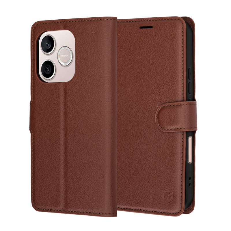 Husa Honor 600 Lite Techsuit Leather Folio, maro
