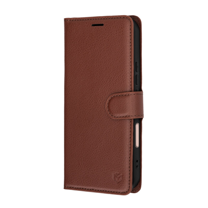 Husa Honor 600 Lite Techsuit Leather Folio, maro
